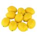 Wozhidaoke Fall Decor Home Decor Fake Fruit Home House Kitchen Party Decoration Artificial Lifelike Simulation Yellow Lemon 10Pcs Set Room Decor Aesthetic Christmas Ornaments Yellow 34*34*8 Yellow