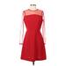 Maison Jules Cocktail Dress - A-Line: Red Dresses - Women's Size Small