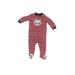 Child of Mine by Carter's Long Sleeve Outfit: Red Stripes Bottoms - Size 6-9 Month