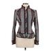 Zara Jacket: Short Gray Print Jackets & Outerwear - Women's Size Medium