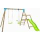 Station palmier Tp Toys balancoire / vis-a-vis / toboggan / kit d'ancrage h.209 cm