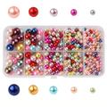 Giyblacko School Supplies Clearance Pearl Beads For Crafts Round Pearl Bead Loose Bracelet Jewelry Choker DIY Making