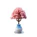 Clearance! JWDX Desktop Ornament Desktop Ornament Promotion Miniature Multicolour Tree Cherry Tree Artificial Flower Tree Decoration Mini Love Tree