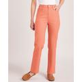 Blair Women's DenimEase Classic 5-Pocket Jeans - Orange - 12P - Petite