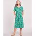 Blair Women's Essential Knit Scoopneck Dress with Pockets - Green - XL - Womens