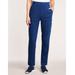 Blair Women's TravelEase 6 Pocket Pants - Blue - LPS - Petite Short