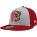 Men's New Era Gray/Burgundy Wisconsin Timber Rattlers Authentic Collection 59FIFTY Fitted Hat