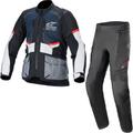 Alpinestars Andes Air DryStar Motorcycle Jacket & Trousers Blue Grey Black Kit - UK/US 30-32" | EU 46 / 48 | S - UK/US 40-42" | EU 56 / 58 | XXL - Short, UK/US 30-32" | EU 46 / 48 | S