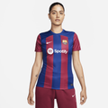 F.C. Barcelona 2023/24 Stadium Home Women's Nike Dri-FIT Football Shirt - Blue - Polyester