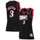 Maillot Swingman Mitchell & Ness Allen Iverson Philadelphia 76ers 2000/01 Hardwood Classics noir pour femme