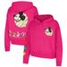 Women's Freeze Max Purple Mickey & Friends Oversized Cropped Pullover Hoodie