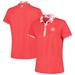 Women's 2024 U.S. Open FootJoy Red Floral Trim ProDry Polo