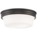 Galen Glass Flush Mount Ceiling Light - Oil Rubbed Bronze