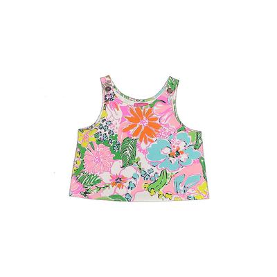 Lilly Pulitzer For Target Tank Top Pink Halter Tops - Kids Girl's Size X-Large
