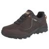 Wanderschuh JACK WOLFSKIN "SUNSET HIKE TEXAPORE LOW M", Gr. 42, braun (schwarz oak), Leder, Textil, sportlich, Schuhe, wasserdicht
