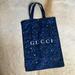 Gucci Bags | Authentic Gucci Gucci.Com 100% Cotton Tote 14”H X 10”W X 5.5”D Brand New | Color: Blue/Silver | Size: Os