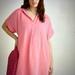 J. Crew Dresses | J Crew V Neck Shirtdress In Soft Gauze | Color: Pink | Size: M