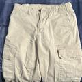 American Eagle Outfitters Pants | American Eagle Outfitters Cargo Cream Pants / Waist Size 28 / Length Size 30 | Color: Cream | Size: 28