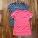 Under Armour Tops | Bundle Of 2 Women’s Under Armour Athletic Shirts Sz Med. Wicking Material. | Color: Gray/Pink | Size: M