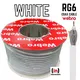 Inbrackets Rg6 Satellite Digital Tv Aerial Coax Cable Coaxial Webro Rg6 White 5 Metres