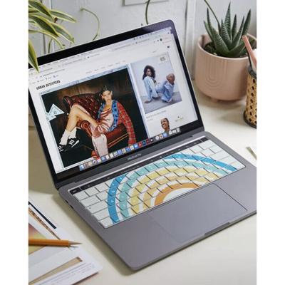 Urban Outfitters Computers, Laptops & Parts | Macbook Pro Keyboard Cover 13”/ 15” Laptop Silicone Protector Pastel Rainbow New | Color: Blue | Size: Os