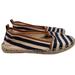 Kate Spade Shoes | Kate Spade Sz 6 Lilliad Leather Trim Navy Striped Espadrille Flat Made In Spain | Color: Blue/Cream | Size: 6