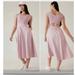 Athleta Dresses | Athleta Smoked Mauve Back Cutout Ryder Dress Size 2x New | Color: Pink | Size: 2x