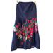 Lilly Pulitzer Dresses | Lilly Pulitzer Lottie Navy Blue Cherry Floral Strapless Dress Size 12 Pre-Owned | Color: Blue/Pink | Size: 12