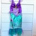 Disney Costumes | Disney Ariel Costume | Color: Green/Purple | Size: Size 4t - 6t