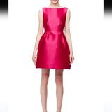 Kate Spade Dresses | Kate Spade Metallic Pink Flirty Bow Open Back Balloon Tea Length Mini Dress 8 | Color: Pink | Size: 8