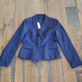 J. Crew Jackets & Coats | J Crew Peplum Structured Blazer L7676 | Color: Blue | Size: Tall 10