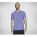 Skechers Men's GO DRI All Day T-Shirt | Size 3XL | Purple/White/Hot Pink | Recycled Polyester/Polyester/Spandex