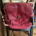 Coach Bags | Coach Burgundy Backpack | Color: Red | Size: Os