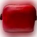 Coach Bags | Coach Red Leather Medium Cosmetic Case Zippered Pouch. New With Out Tags No Box | Color: Red | Size: Os