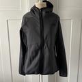 The North Face Jackets & Coats | Euc North Face Fleece Herringbone Pattern - Size Medium | Color: Black/Gray | Size: M