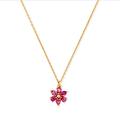 Kate Spade Jewelry | Kate Spade Myosotis Flower Pendant Necklace | Color: Gold/Pink | Size: Os