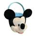 Disney Toys | Disney Mickey Mouse Plush Basket Jumbo 16" Easter Halloween Candy Bucket | Color: Black/Blue | Size: Osbb