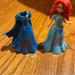 Disney Toys | Disney Princess Brave Magic Clip Doll And Two Dresses And A Cape | Color: Blue/Red | Size: 1 Doll, 2 Dresses, And 1 Cape