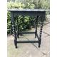 Small Black End Table with barley twist legs