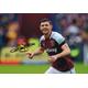 Football - Aaron Cresswell - Hand Signed 12x8 Inch Photograph - West Ham United - COA