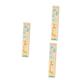 BESTonZON 3pcs Growth Chart Hanging Wall Growth Chart Wooden Ruler Child Height Measurement Height Growth Chart Wall Hanging Ruler Children Growth Chart Painting Children's Room Bamboo