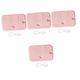 Abaodam 4pcs Wet Wipe Dispenser Portable Wet Tissue Case Travel Wipes Case Diapers Diaper Wipe Warmer Travel Wipes Holder Napindispenser Pink Abs Thermostat Car