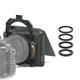 TILTA Mirage Matte Box 95mm Circular Filter Frame for Mirrorless DSLR Cameras, with 67mm/72mm/77mm/82mm Lens Adapter Ring MB-T16