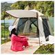 Camping Tents Family 4 People Insect-Proof,Double Doors and Four Windows Quick Pitch Tent Premium Sturdy Waterproof for Tents for Family Camping,Hiking Party