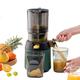 300W Slow Juicer Machine, Cold Press Masticating Juicer With 13cm Feeding Chute - Portable Fruit Juicer For Fruits And Vegetables - Gray