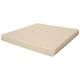 FOAM LAND OUTDOOR 2 3 4 SEATER BENCH PAD WATERPROOF FABRIC GARDEN FURNITURE SEAT CUSHION (4 Seater - 170cm x 52cm x 6cm, Cream)