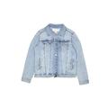 Treasure & Bond Denim Jacket: Blue Print Jackets & Outerwear - Kids Girl's Size X-Large
