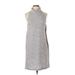 Akemi + Kin Casual Dress - Sweater Dress: Blue Marled Dresses - Women's Size X-Small