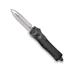 CobraTec Knives Small CTK-1 OTF Folding Knive 2.75in D2 Steel Dagger Non-Serrated Blade Stonewash 7in SSWCTK-1SDAGNS