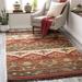 Brown/Red 72 x 0.01 in Area Rug - The Twillery Co.® Provincetown Southwestern Handmade Flatweave Multicolor Area Rug | 72 W x 0.01 D in | Wayfair